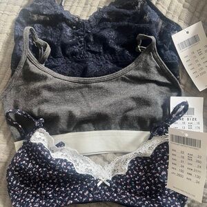 Brandy Melville 3  Bra Bundle BNWT